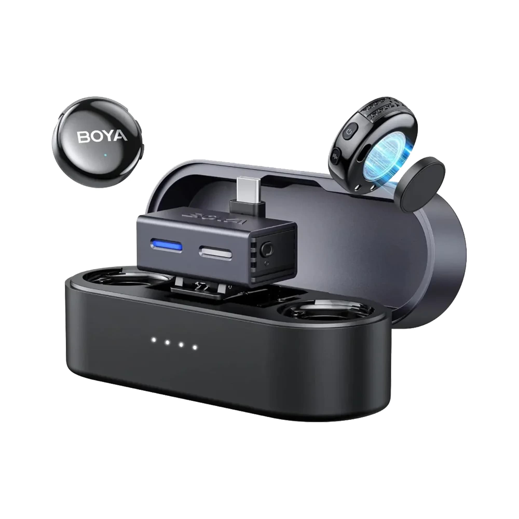 MICRÓFONO INALÁMBRICO BOYA BOYALINK 3-02 2TX + 1RX 2.4GHz 48kHz/24-bit ALCANCE 300M