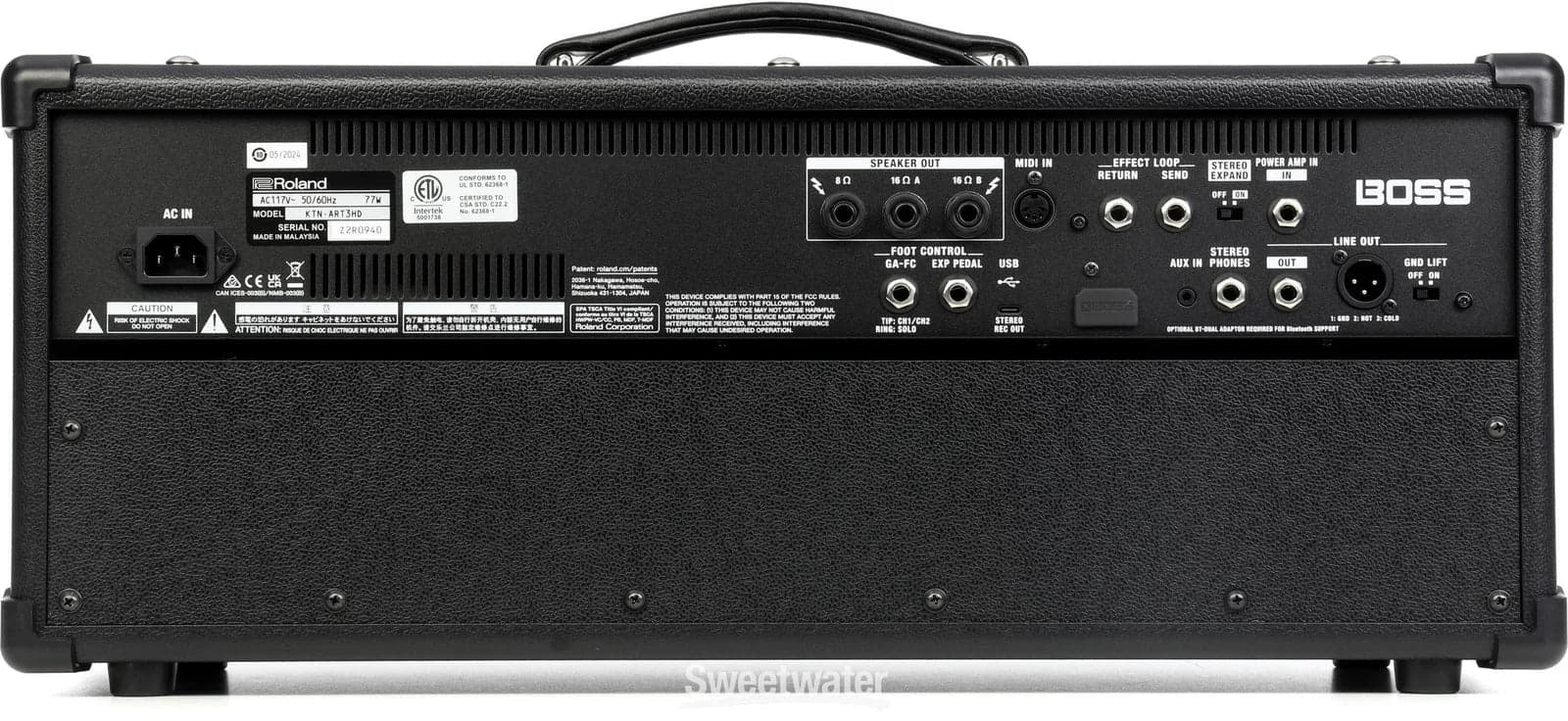 Amplificador Boss Guit Elec Ktn-Art3Hd Cabezote 3