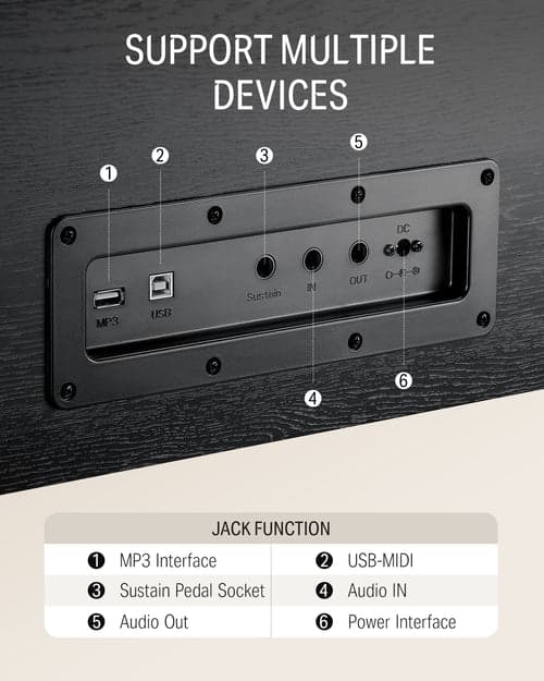Piano Digital Donner EC3010 DDP-100 5