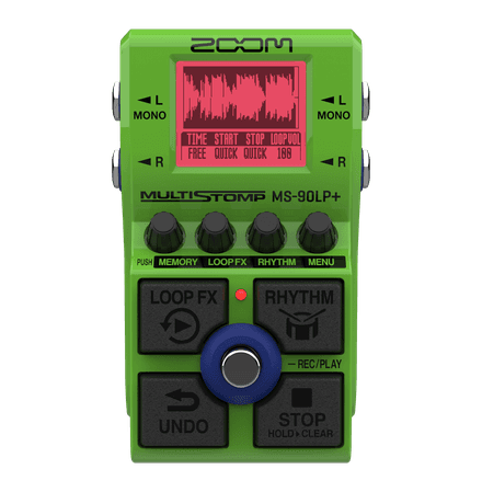 Pedal De Efectos Zoom Guitarra Ms-90lp+ Multi Stomp