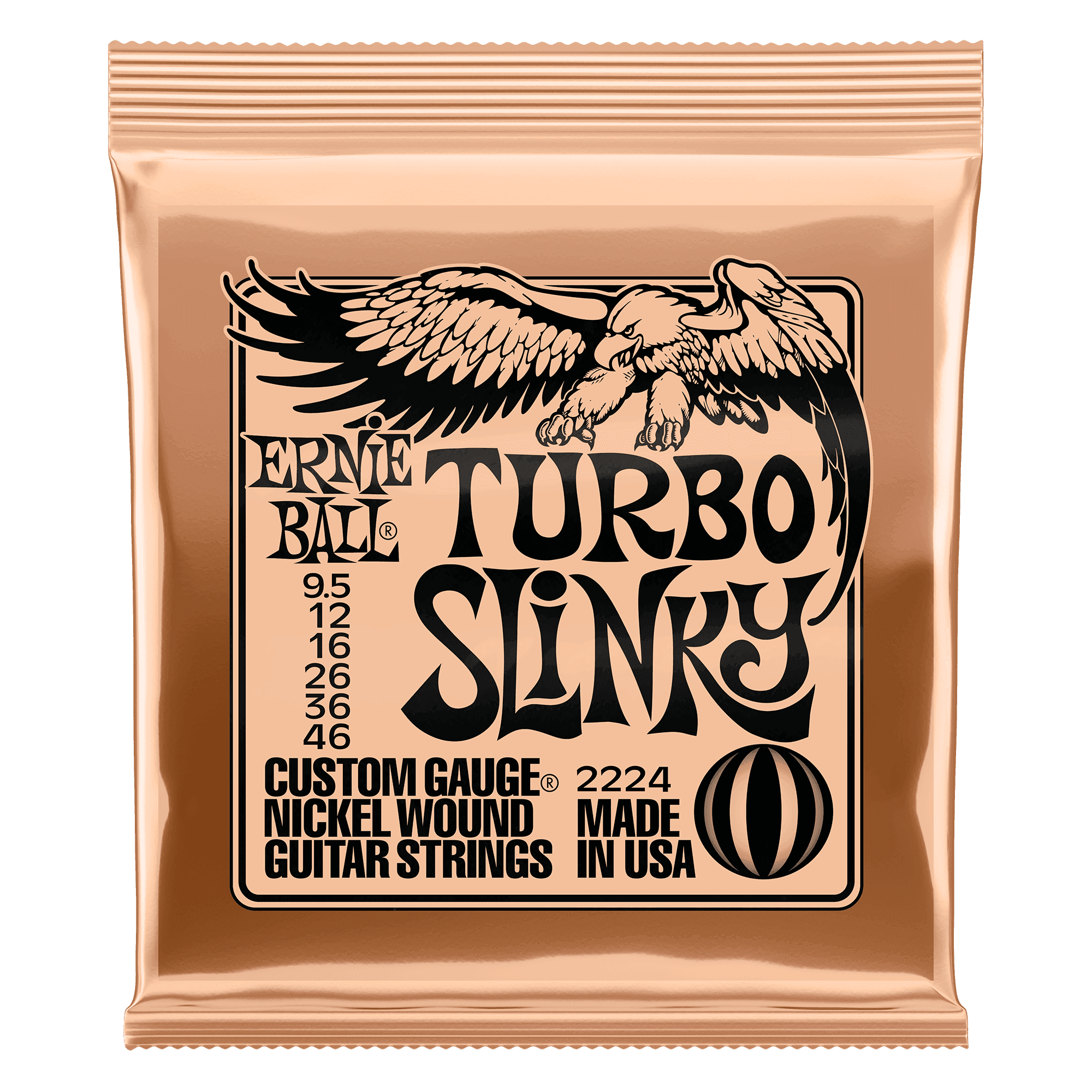 Encordado Ernie Ball Guitarra Electrica 2224 9,5 -46