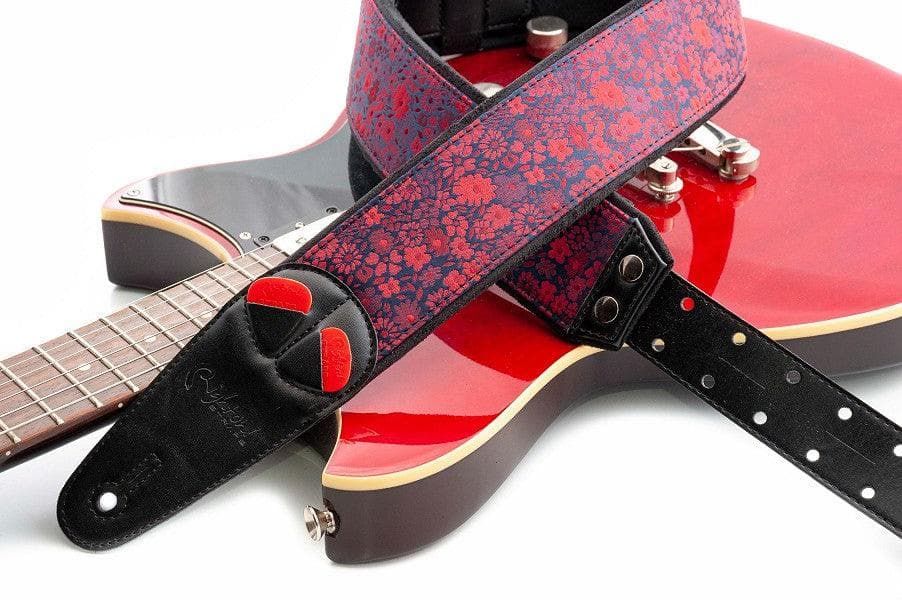 Correa Righton Guitarra Electrica Daisy Roja 3