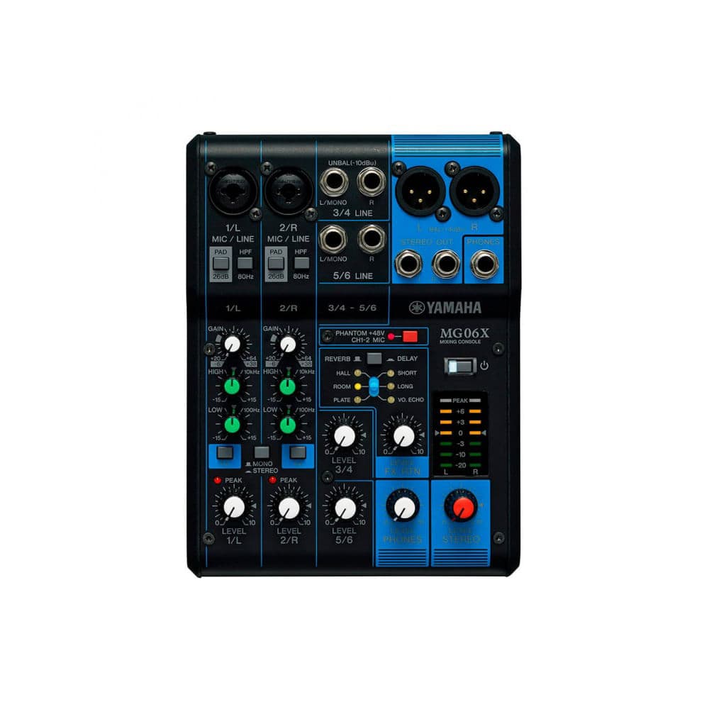 MEZCLADORA ANÁLOGA YAMAHA CON EFECTOS MG06X 2