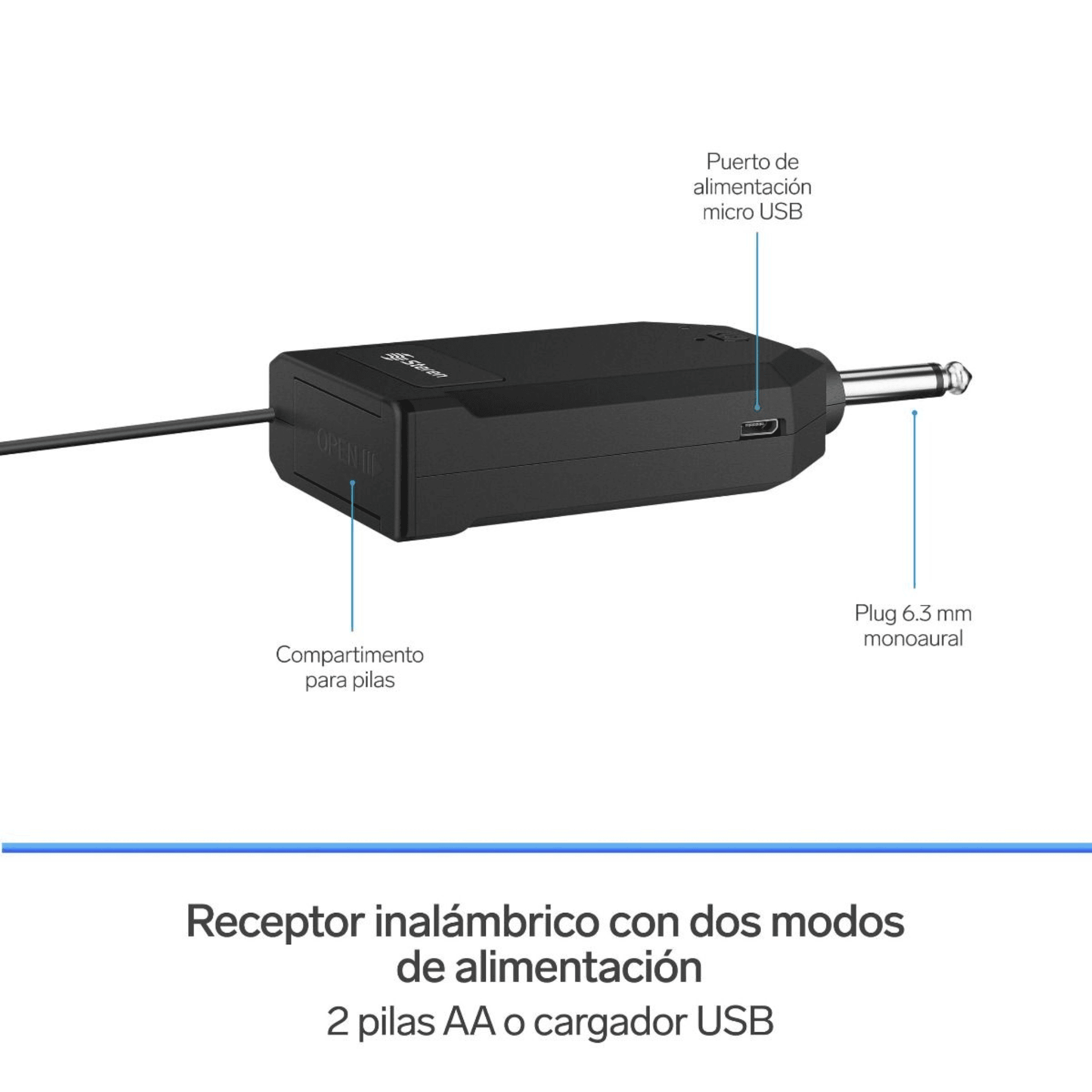 MICROFONO STEREN MIC-288 VHF DOBLE INALAMAMBRICO DE MANO 4