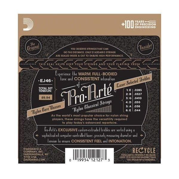 Encordado D Addario Proarte Guit Acust Ej46 Nylon 2