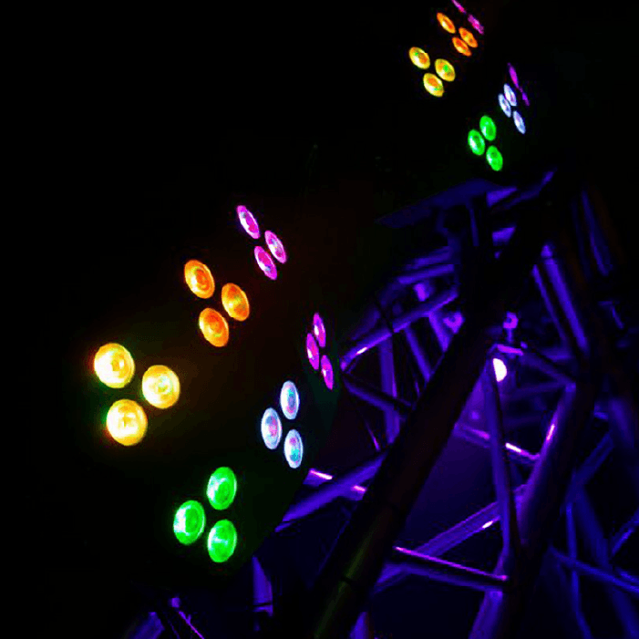 LUMINARIA EFECTO WASHFXHEX CHAUVET RGBAW+UV 4
