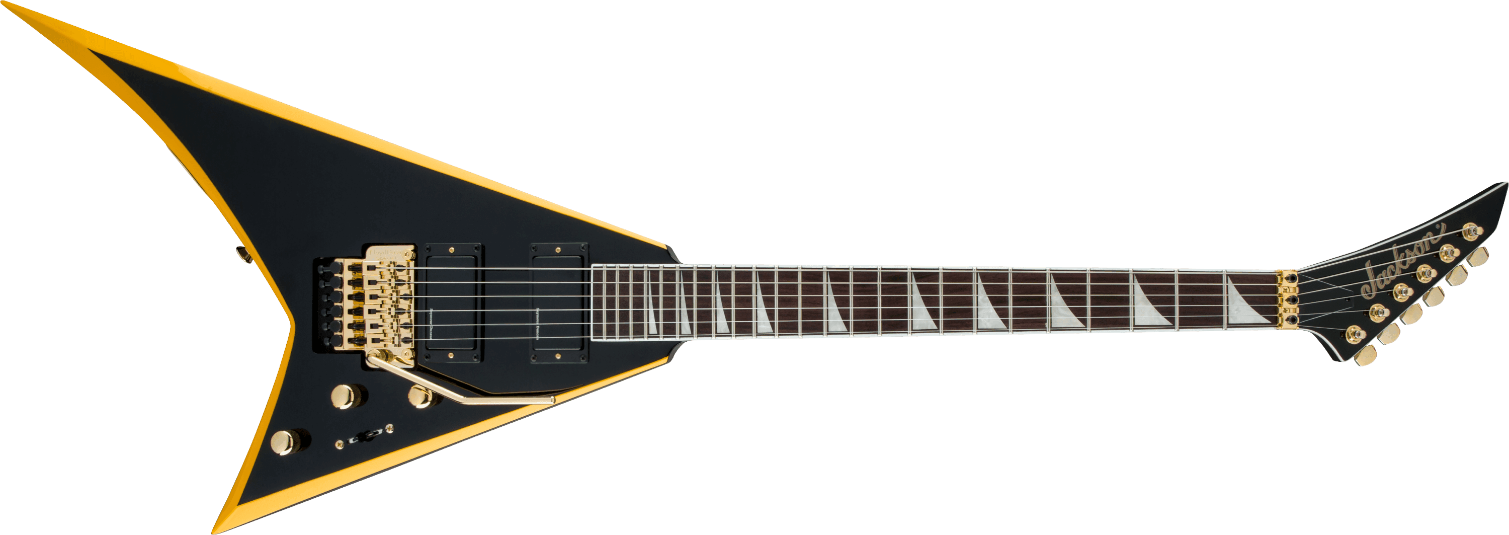Guitarra Electrica Jackson  Rrx24 - Blk W Ylw Bvls 2913636598