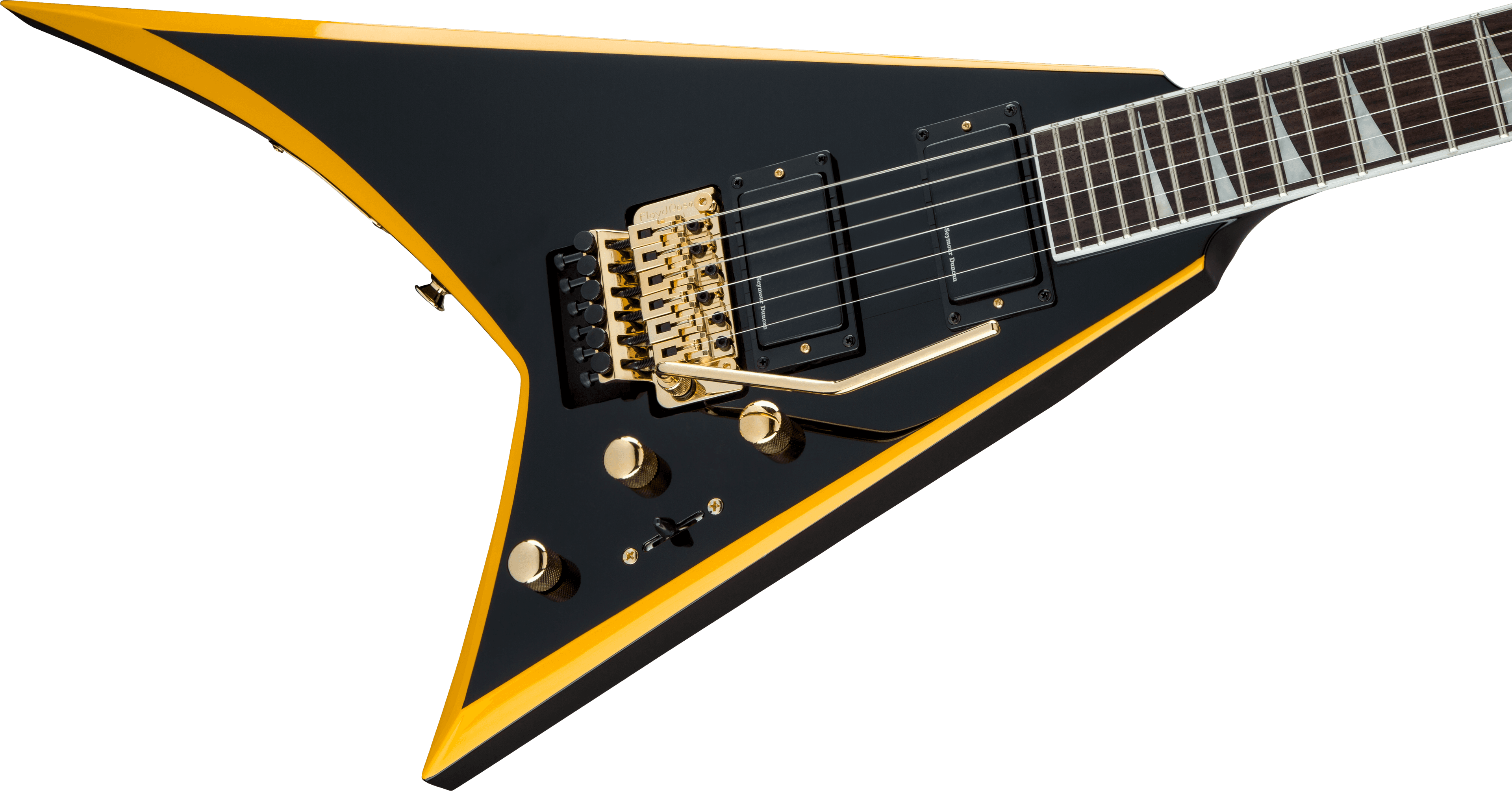 Guitarra Electrica Jackson  Rrx24 - Blk W Ylw Bvls 2913636598 3