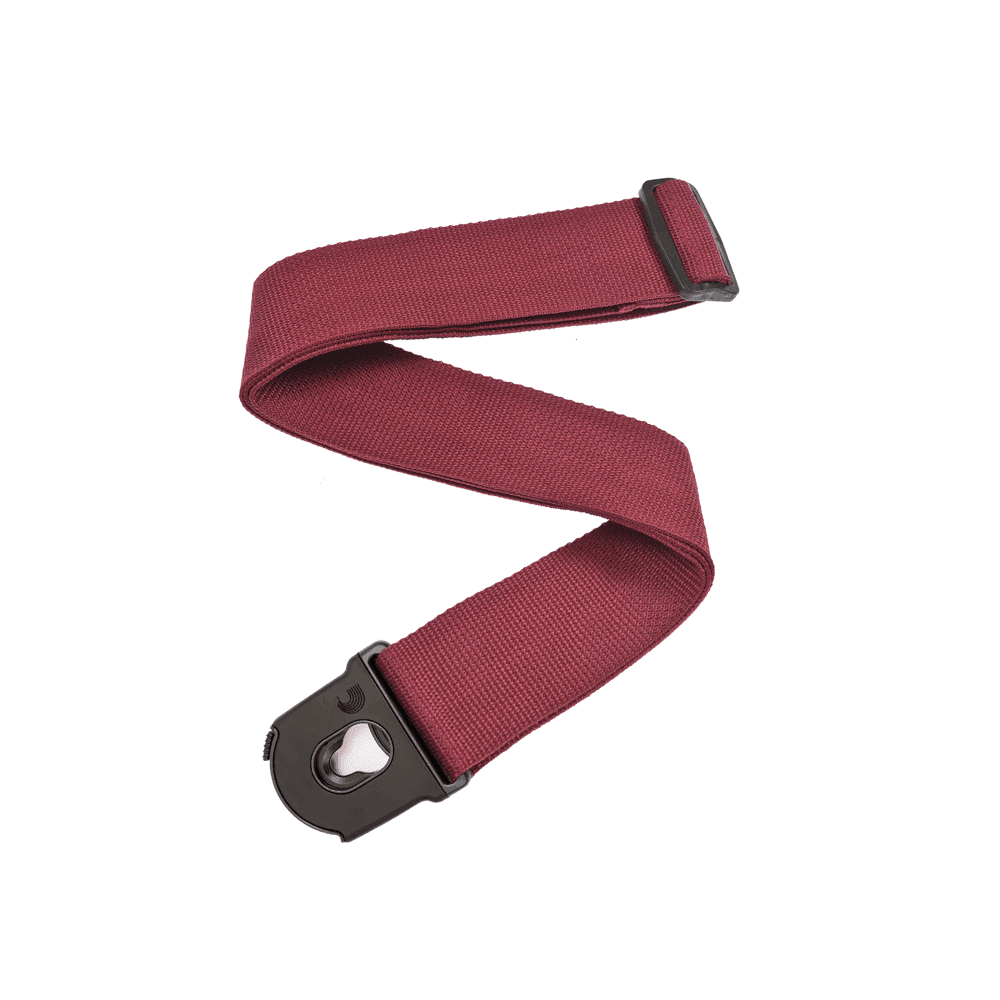 Correa D Addario Guitarra Electrica Pwspl201 Seguridad Roja