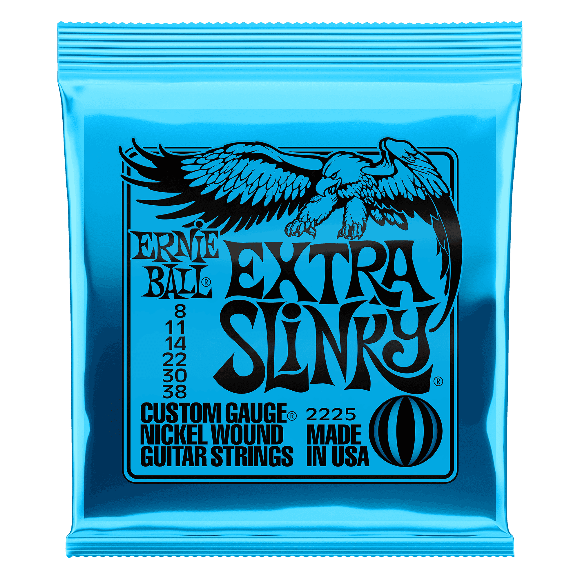 Encordado Ernie Ball Guitarra Electrica 2225 8-38