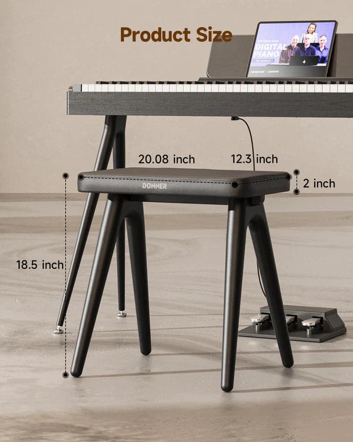 Silla Donner Ec7090 Piano Dkb-100 2