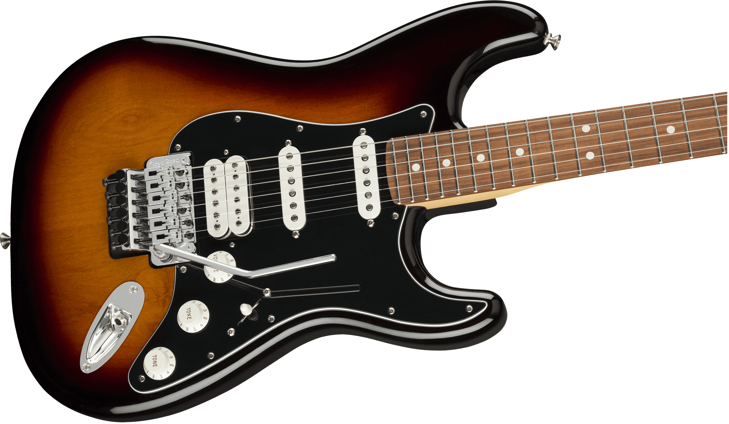 Guitarra Electrica Fender Player Stratocaster® with Floyd Rose®, Pau Ferro Fingerboard, 3-Color Sunburst 3