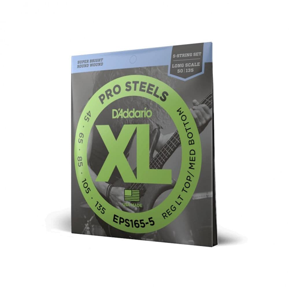 ENCORDADO D'ADDARIO PARA BAJO 5 CUERDAS ESCALA LARGA