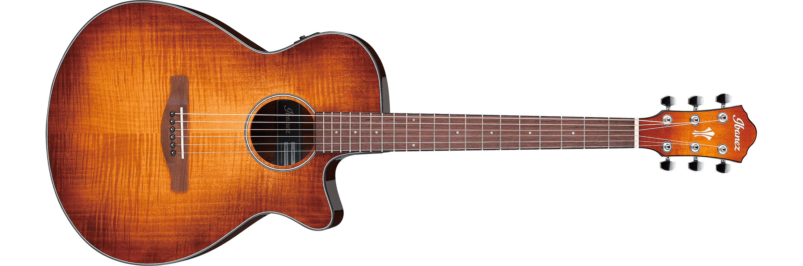 Guitarra Electroacustica Ibanez Aeg70-vintage Violin High Gloss