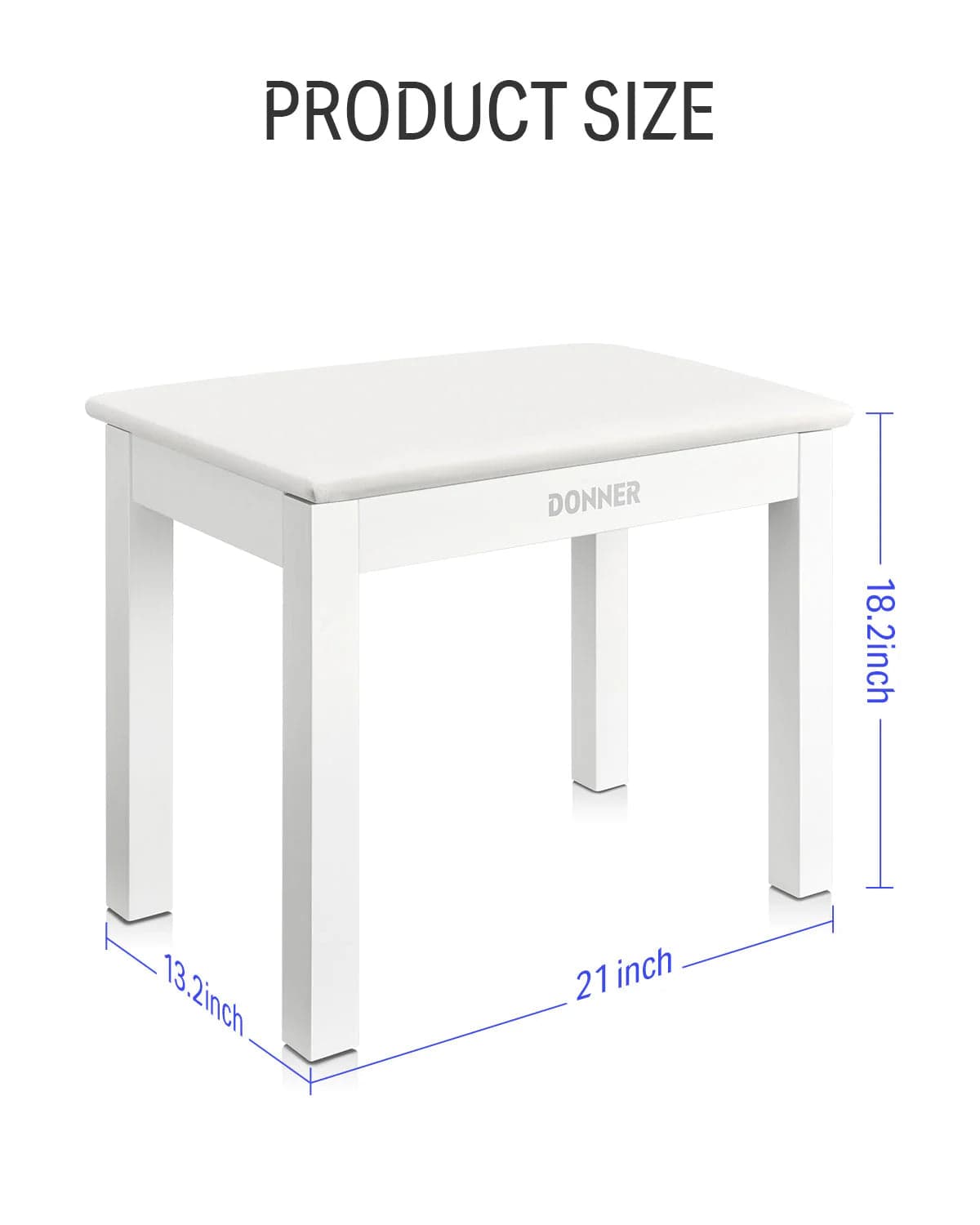 Silla Donner Ec6612 Dkb-10 Piano Wh 6
