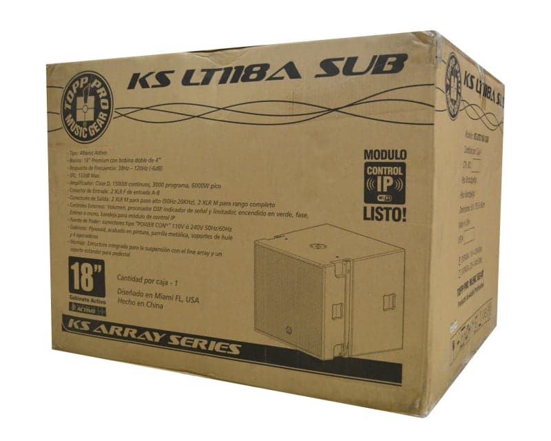 Subwoofer Topp Pro Ks-lt118a-sub 7