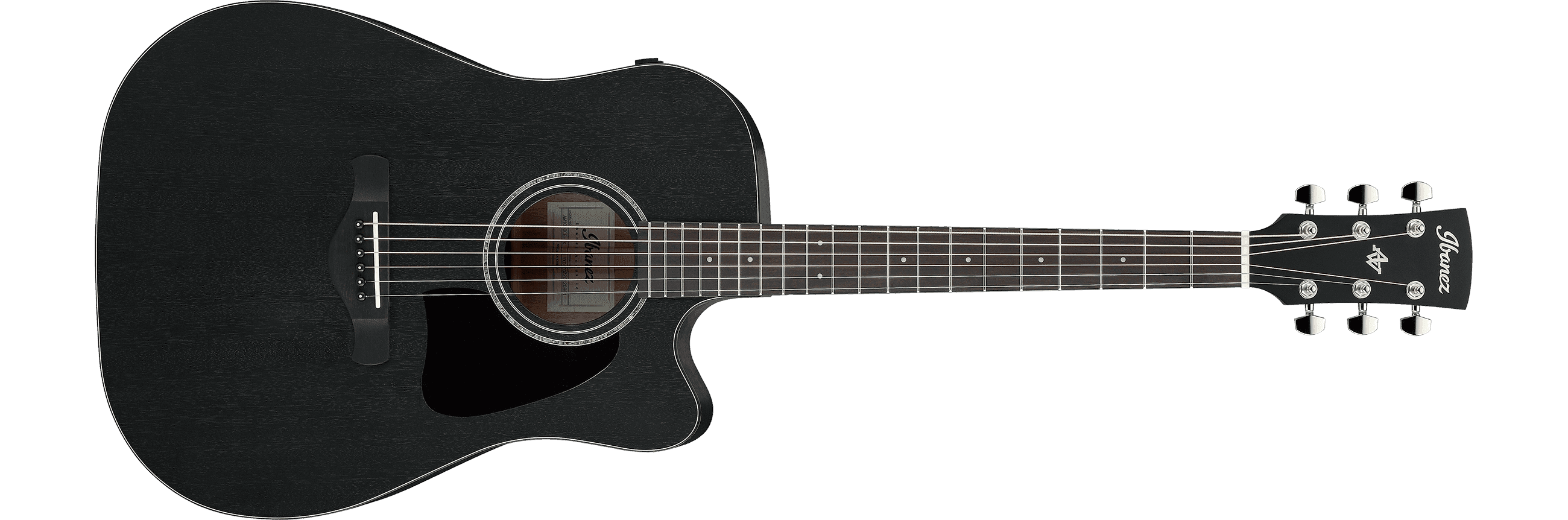 Guitarra Electroacustica Ibanez Art Wood Aw1040ce-weathered Black Open Pore