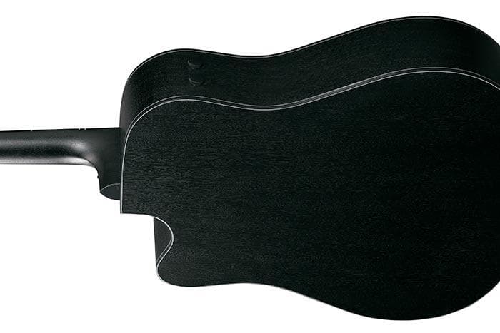 Guitarra Electroacustica Ibanez Art Wood Aw1040ce-weathered Black Open Pore 3