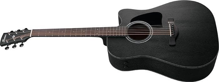 Guitarra Electroacustica Ibanez Art Wood Aw1040ce-weathered Black Open Pore 4