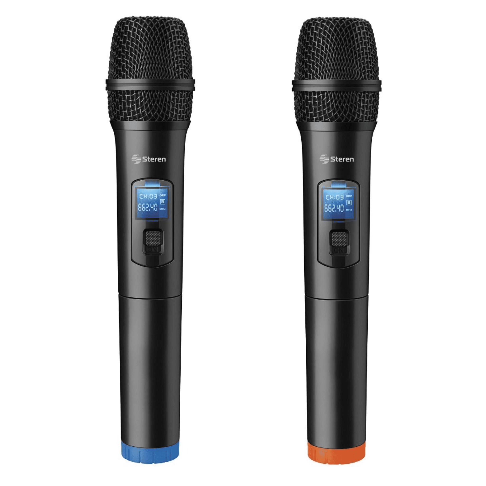 MICROFONO STEREN WR-809 UHF DOBLE INALAMBEICO DE MANO 2