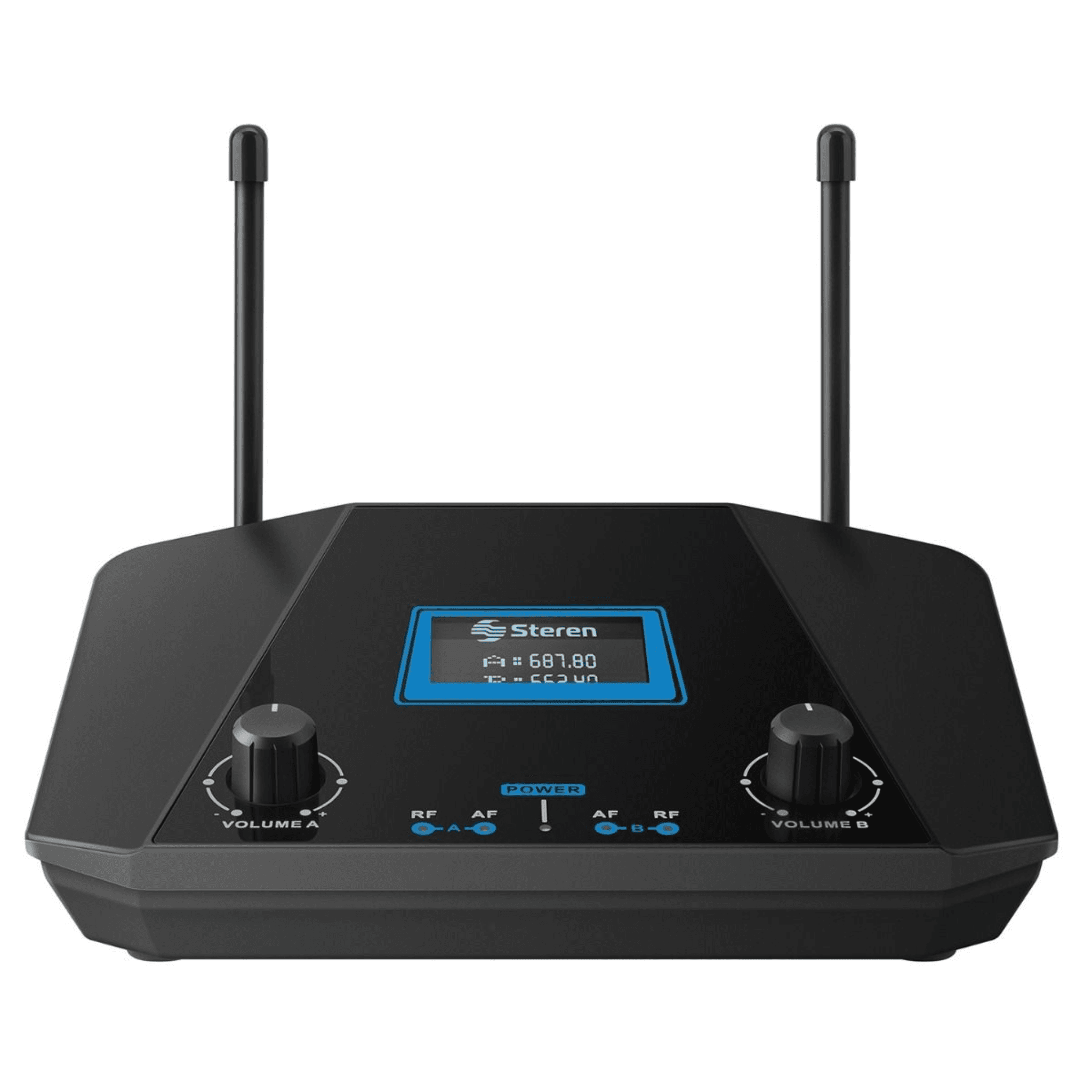 MICROFONO STEREN WR-809 UHF DOBLE INALAMBEICO DE MANO 3