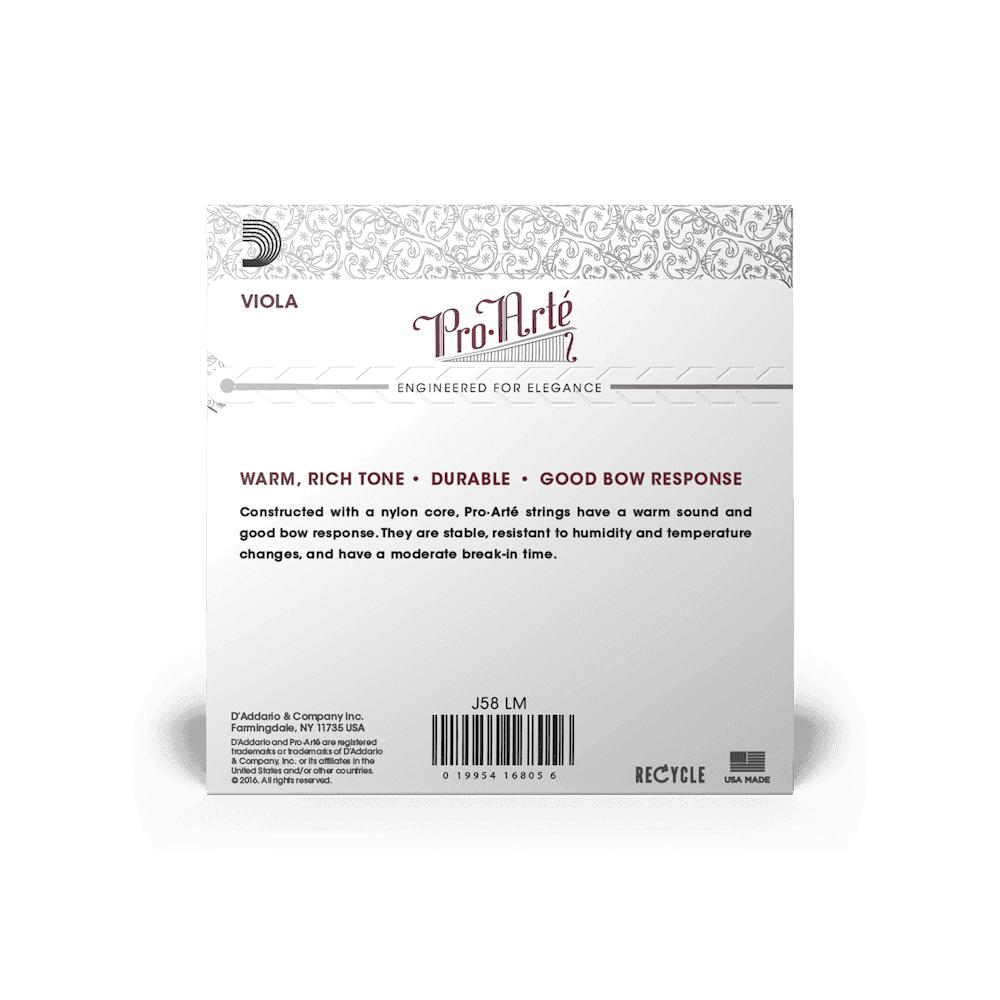 Encordado D Addario Proarte Viola J58 Lm 2