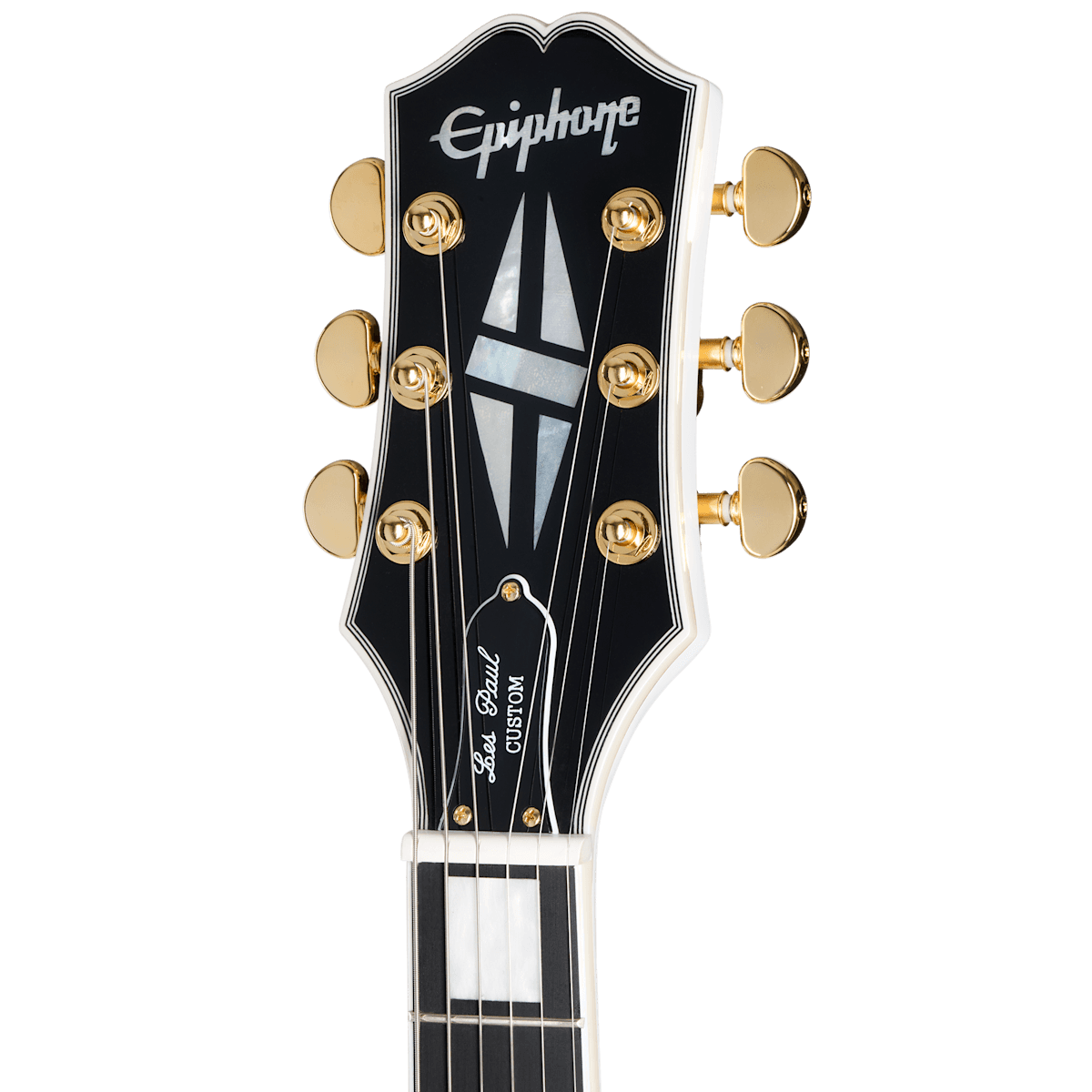Guitarra Electrica Epiphone Lp Custom Alpine White Eiglpcawgh1 5