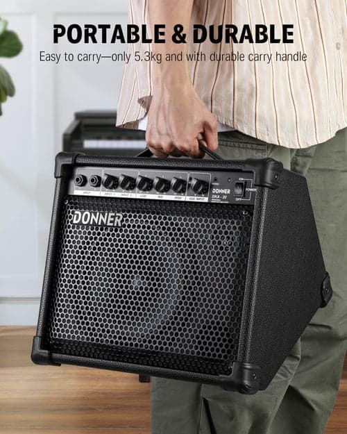 Amplificador Donner Ec1257 Dka-20 Para Teclado 4