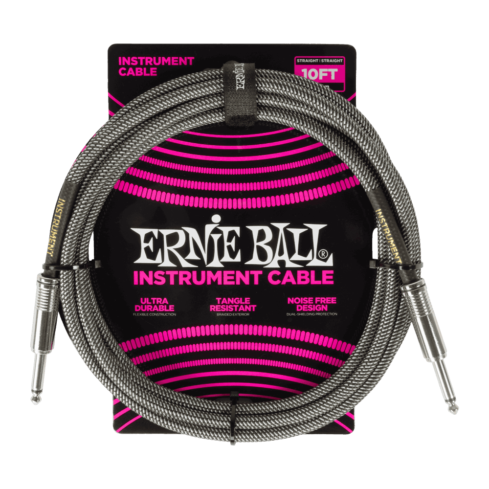 Cable Ernie Ball 10ft P06429 Silver Fox