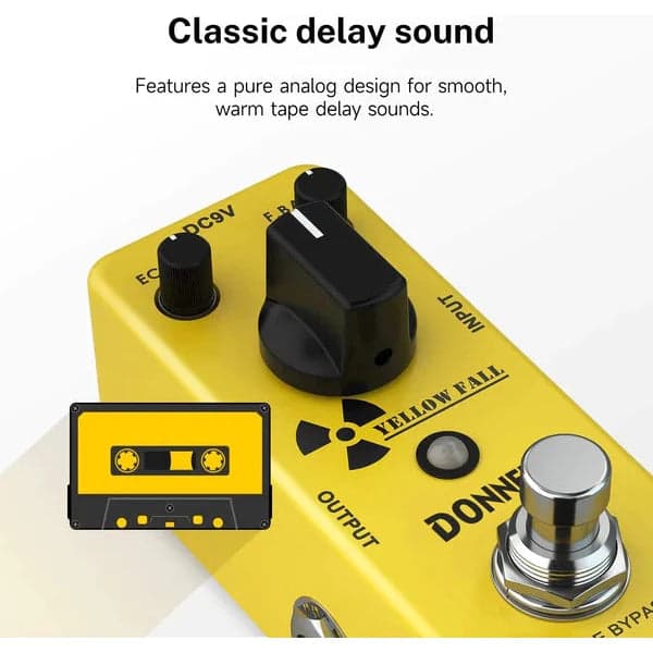 Pedal Donner Ec748 Yellow Fall Delay 2