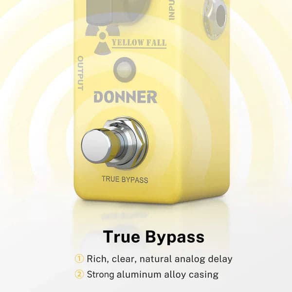 Pedal Donner Ec748 Yellow Fall Delay 4