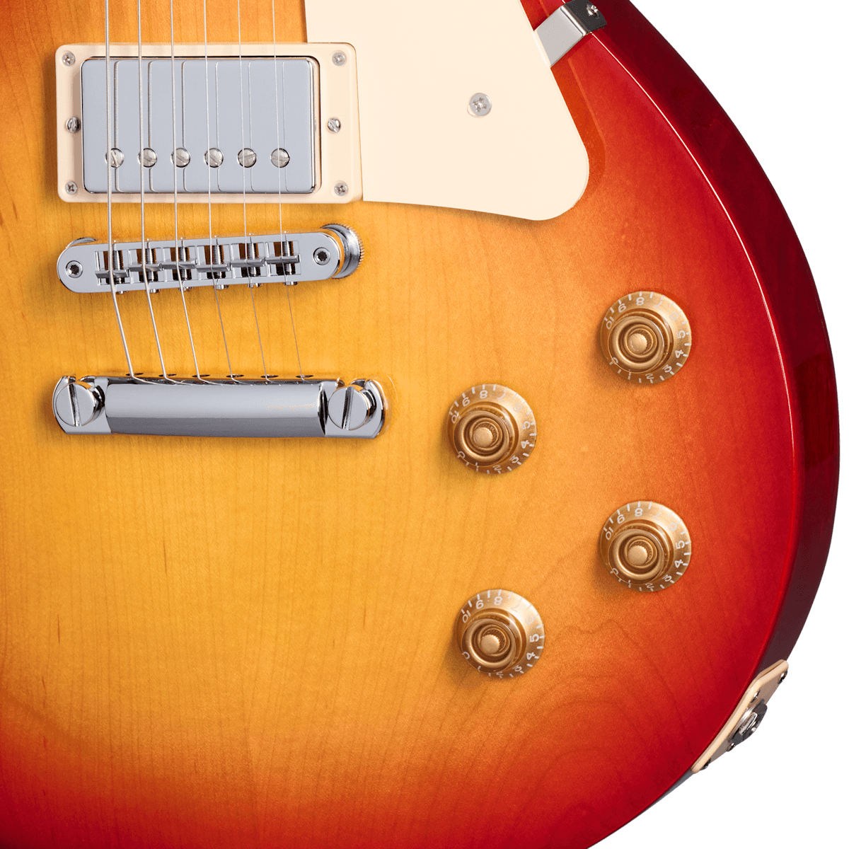 Guitarra Electrica Gibson Lp Studio Lptrc19wsnh3 Cherry Sunburst Estuche 3