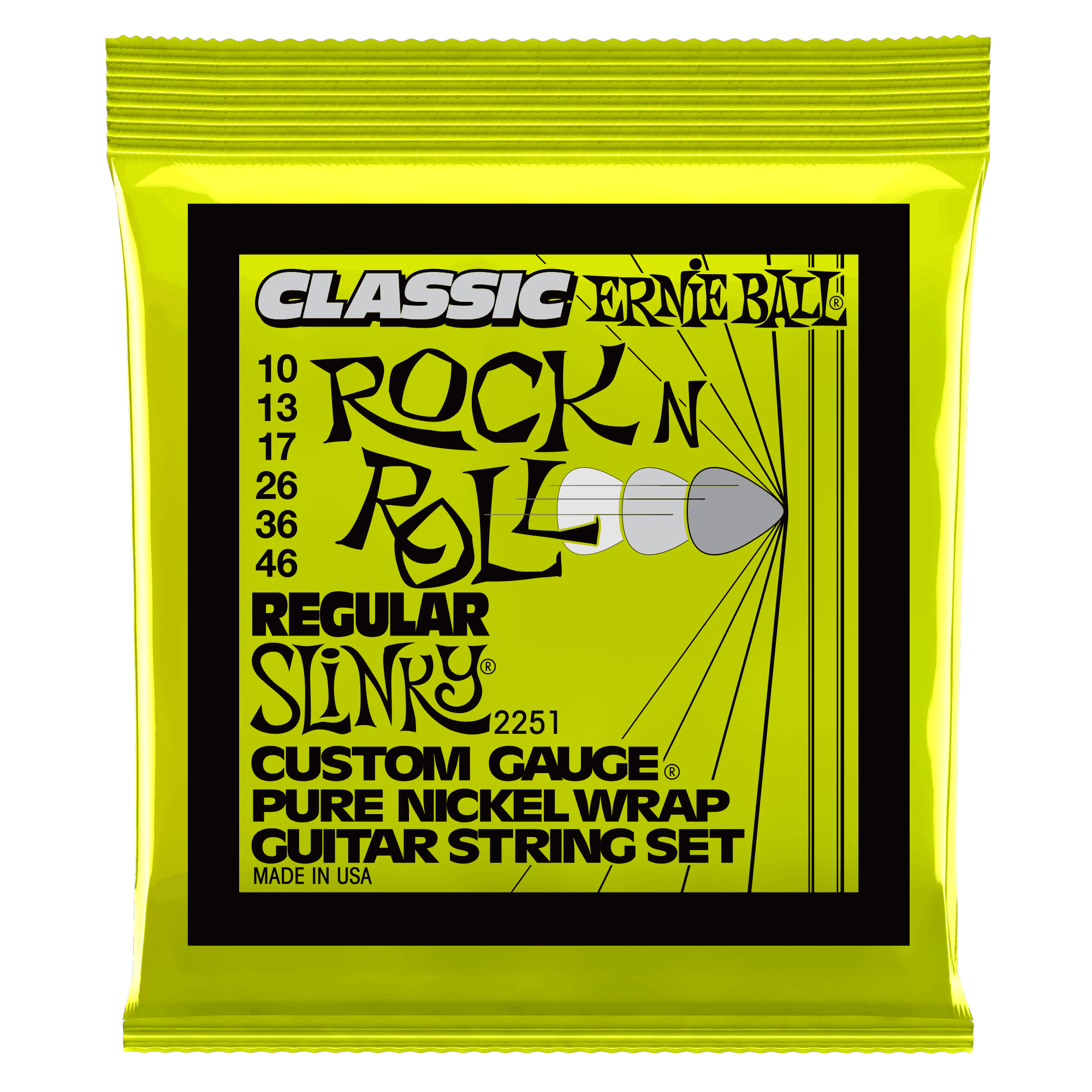 Encordado Ernie Ball Guitarra Electrica 2251 10-46