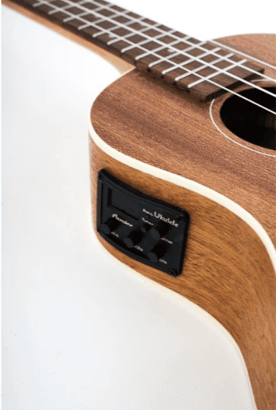 Ukulele Bamboo Electroacustico Concierto U-23-Sapele-Q 5