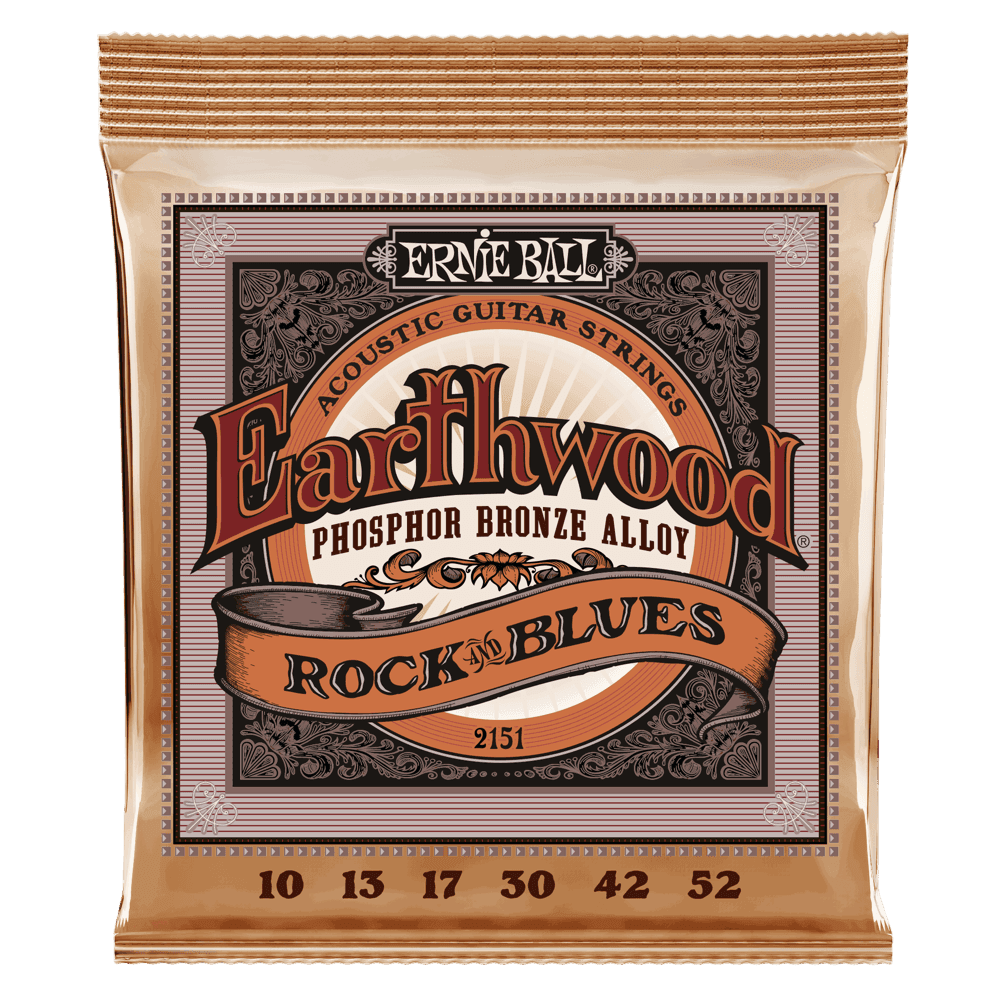 Encordado Ernie Ball Guitarra Acustica Rock & Blues P02151 10-52