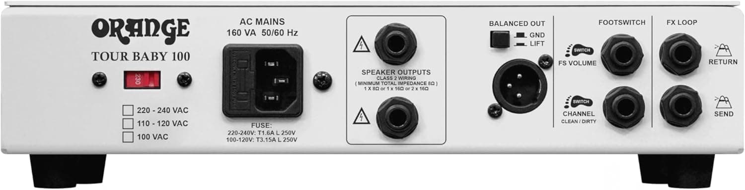 Amplificador Orange D-Tour-Baby-100 Cabezote Para Guitarra Electrica 7