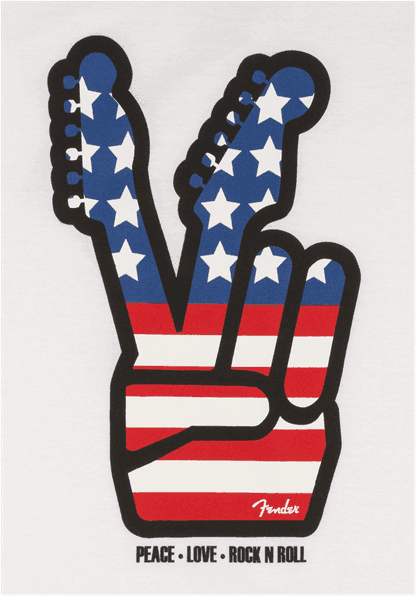 Camiseta Fender Peace Sing M 9137419406