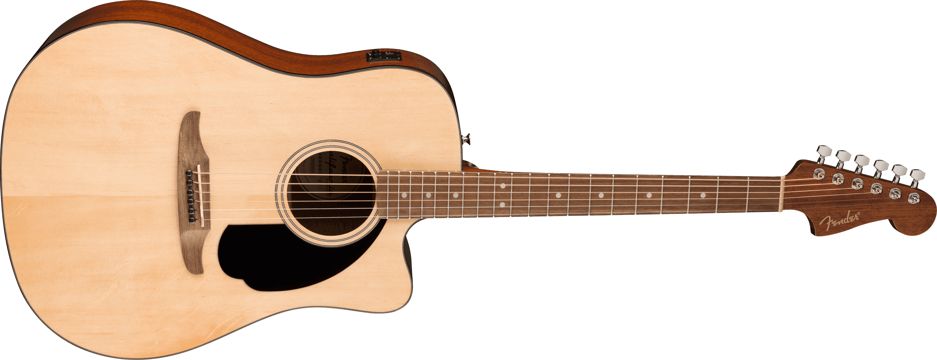 Guitarra Electroacustica Fender Ca Std Redondo  Bpg Nat 0974220521 3