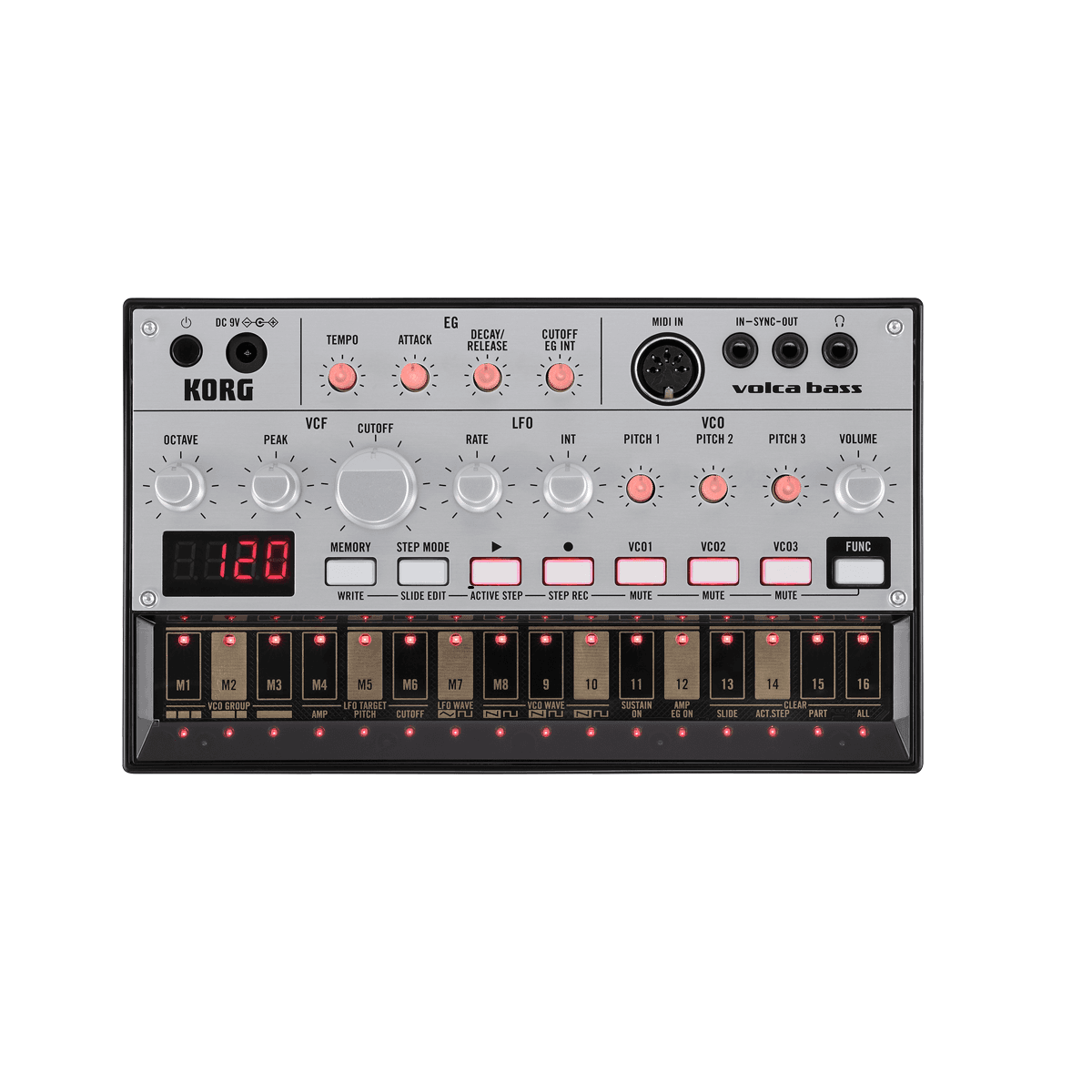 SINTETIZADOR ANALÓGICO KORG VOLCA-BASS
