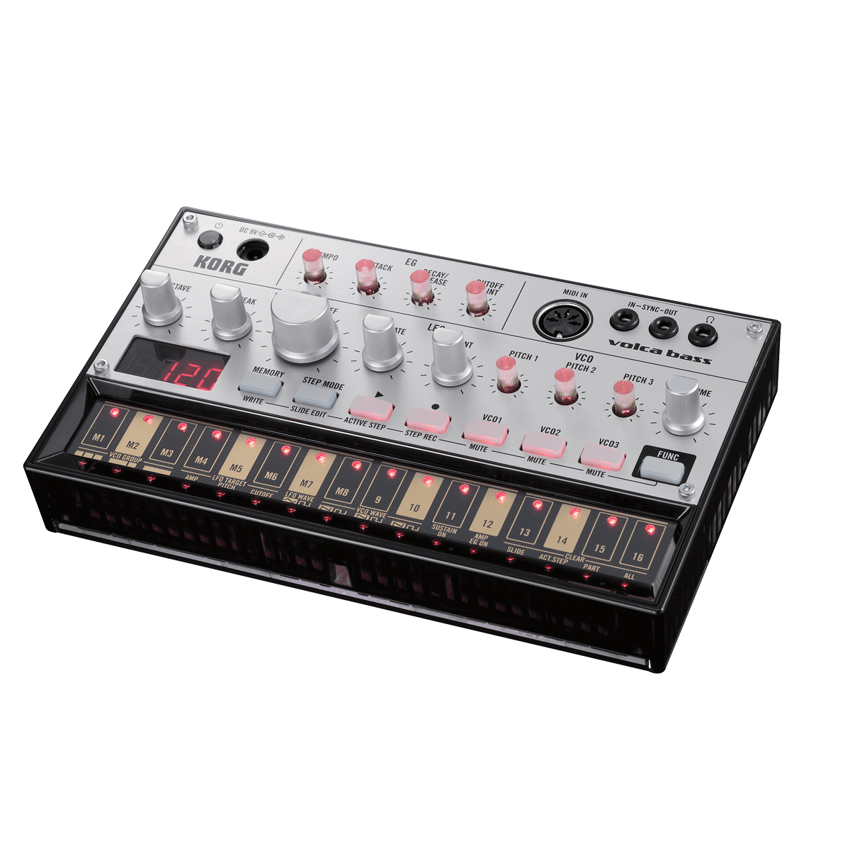 SINTETIZADOR ANALÓGICO KORG VOLCA-BASS 2