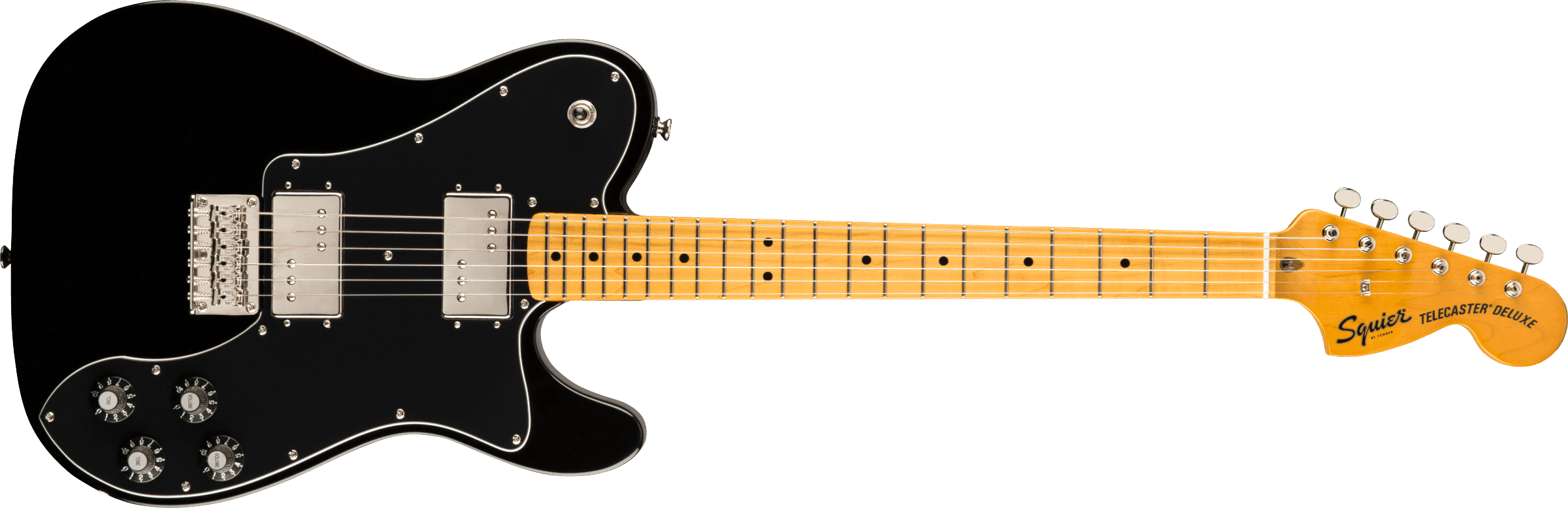 Guitarra Electrica Fender Squier Classic Vibe '70s Telecaster® Deluxe, Maple Fingerboard, Black 0374060506
