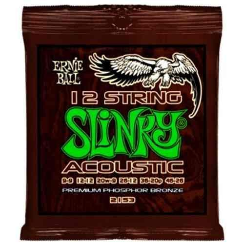 Encordado Ernie Ball Guitarra Acustica 2153 12 Cuerdas