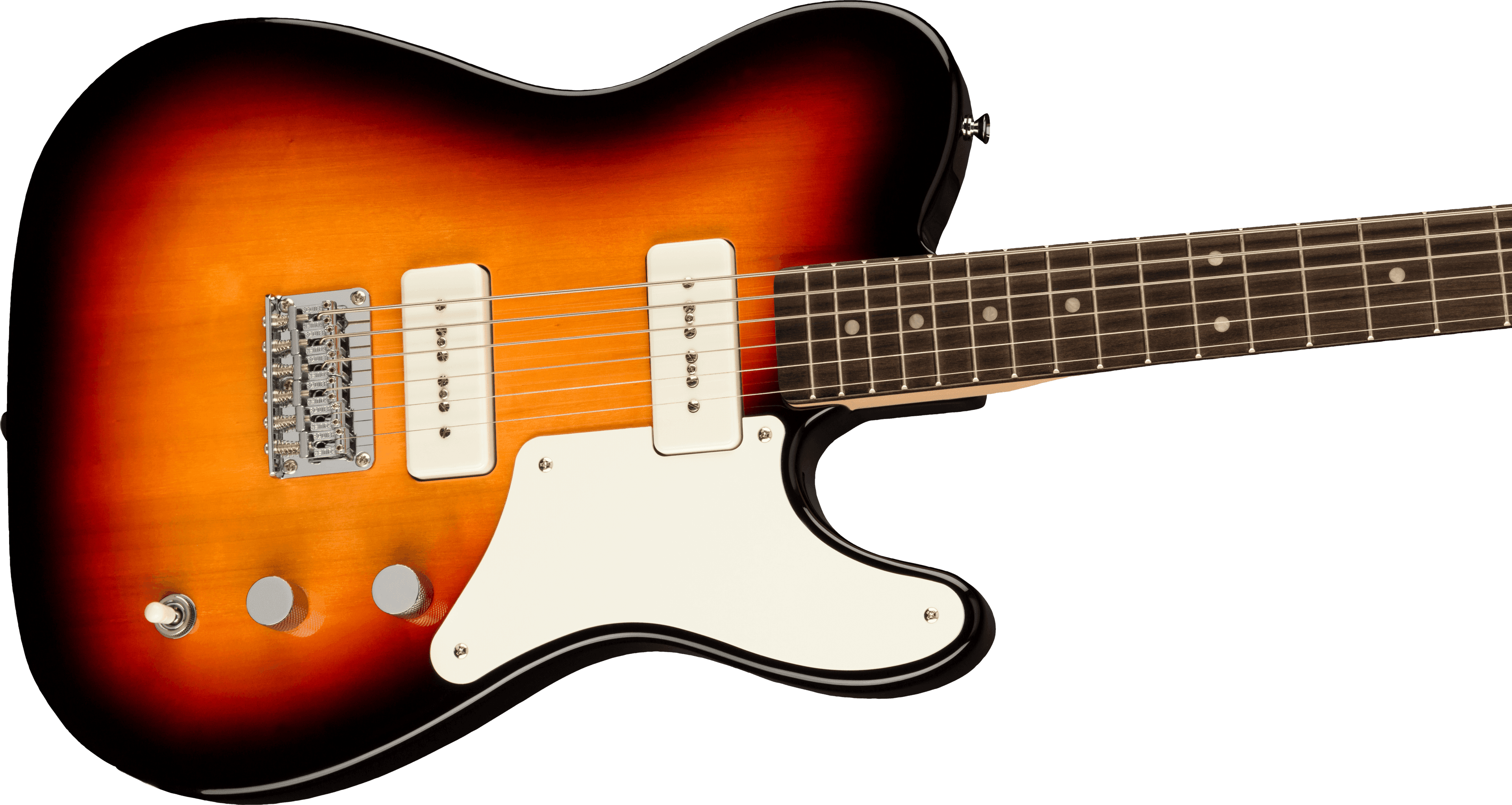 Guitarra Electrica Fender Paranormal Baritone Cabronita Telecaster®, diapasón de laurel, golpeador de pergamino, 3-Color Sunburst 0377030500 2