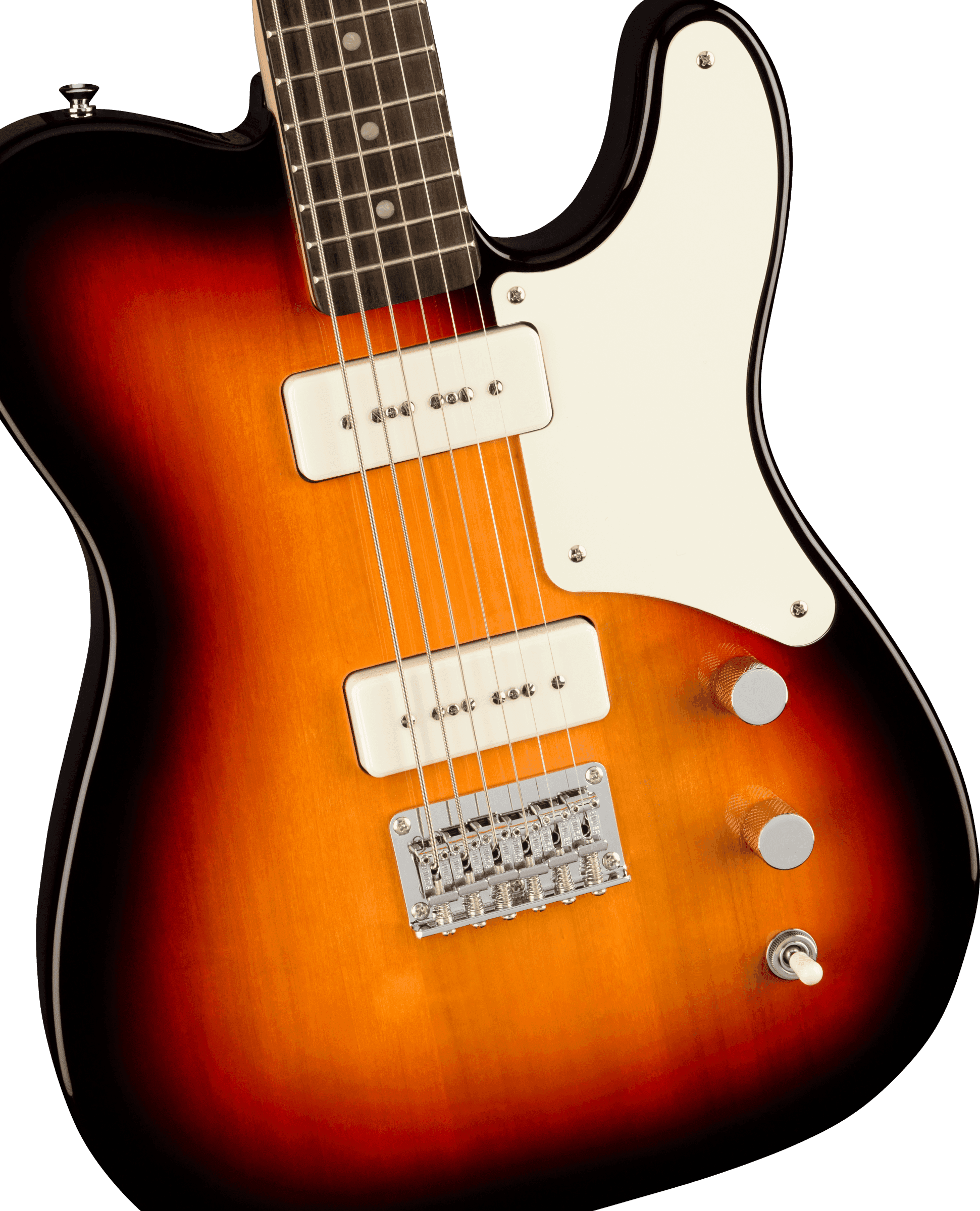 Guitarra Electrica Fender Paranormal Baritone Cabronita Telecaster®, diapasón de laurel, golpeador de pergamino, 3-Color Sunburst 0377030500 4