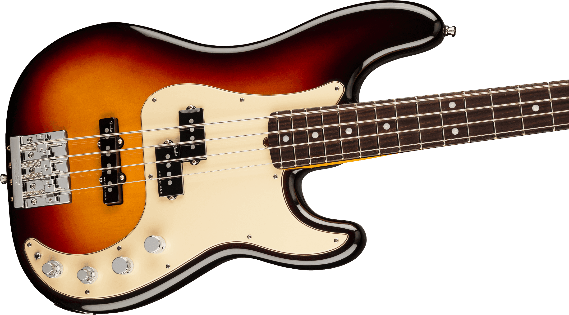 Bajo Electrico Fender American Ultra Precision Bass®, diapasón de palisandro, Ultraburst 0199010712