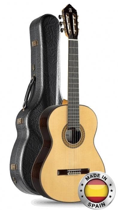 Guitarra Acustica Alhambra 11-P/Estuche Duro Rojo 3