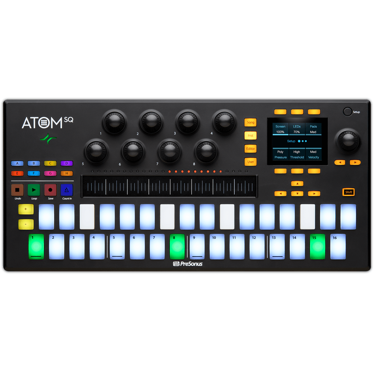 CONTROLADOR MIDI HIBRIDO PRESONUS ATOM SQ 4