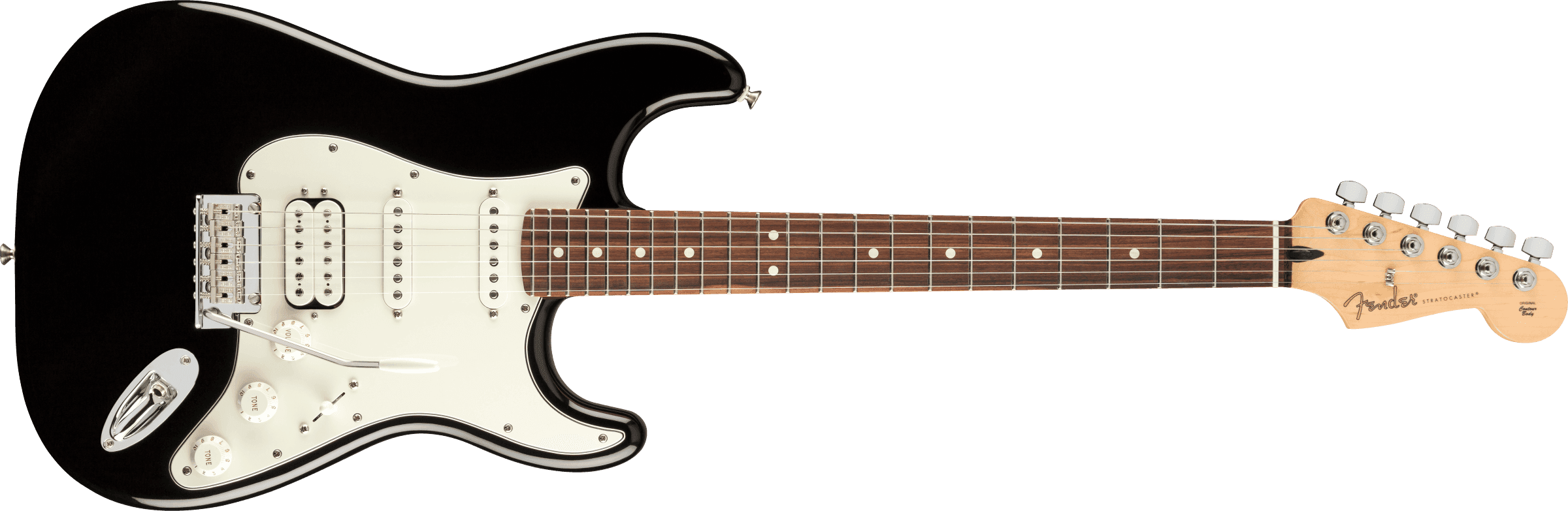 Guitarra Electrica Fender Player Stratocaster Hss, Pau Ferro Fingerboard, Black0144523506