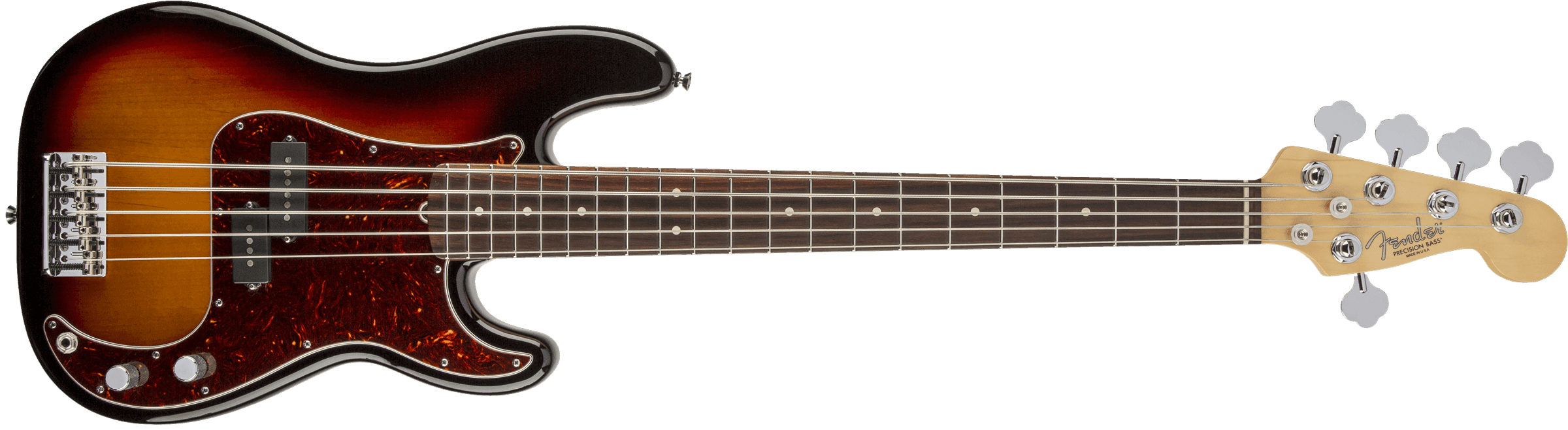 Bajo Electrico Fender American Standard Precision Bass® V (cinco cuerdas), diapasón de palisandro, rayos de sol de 3 colores 0193650700