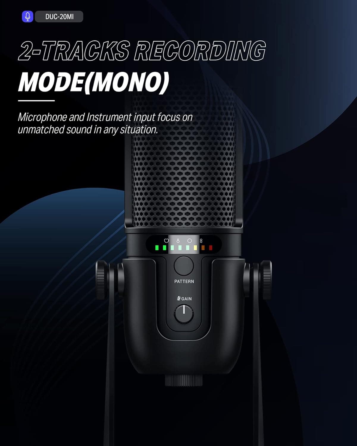 Microfono Donner Ec2811 Neo-Trak-Mi Usb Condensador 5